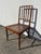 Mid 20th Century Vintage Chiavari Chippendale Rattan Bamboo Cane Chair For Sale In Los Angeles - Image 6 of 10