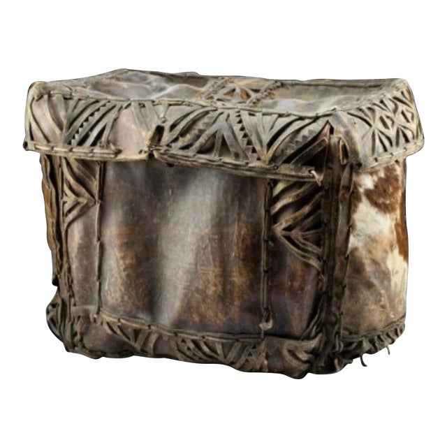 Early 19th C. Spanish Colonial Petaca For Sale