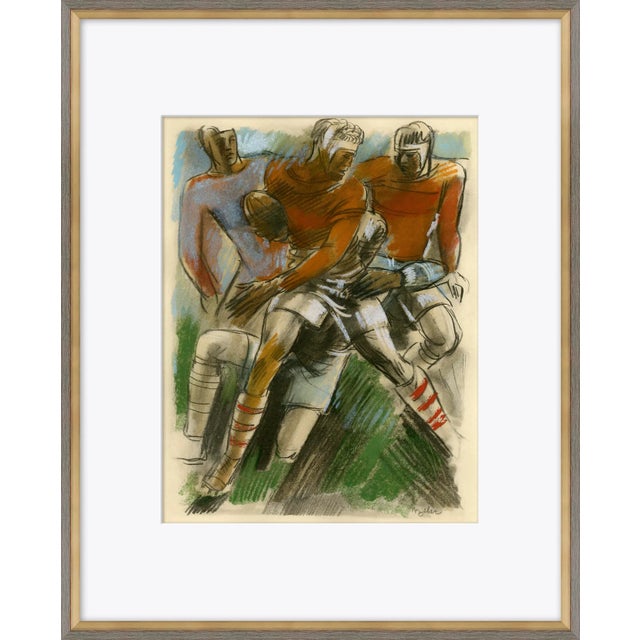 Sports & Activities: Rugby, Framed Art Print MATERIALS: Archival Giclee Print. High quality materials and craftsmanship....