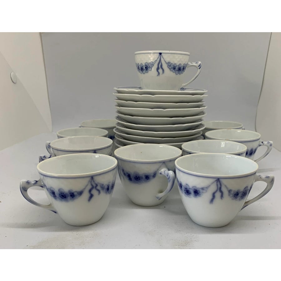 1940s Bing and Grondahl B&g Kjøbenhavn Empire Blue and White