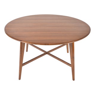 Large Mid-Century Round Teak Dining Table from Gordon Russell, United Kingdom, 1955 For Sale