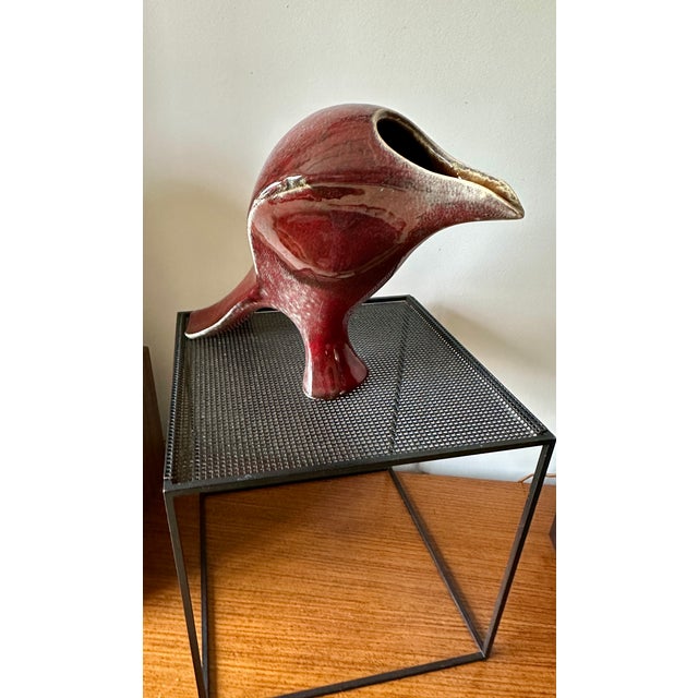 Maxime Fillon, Stylized Bird Sculpture, 1950s, Ceramic For Sale - Image 15 of 15