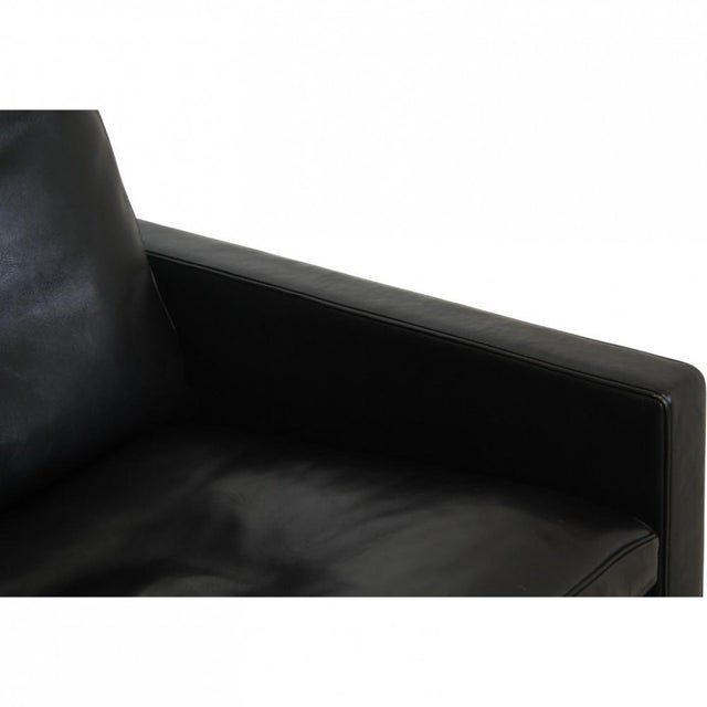 Vintage PK31 Chair in Black Leather by Poul Kjærholm, 1970s For Sale - Image 4 of 15