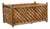 Scandinavian Pine Log Basket, 1890 For Sale