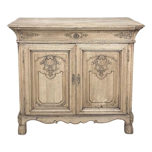 19th Century Louis XIV Buffet in Stripped Oak For Sale