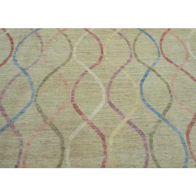 Turkish Oushak Rug 9'4" x 12'4" #18536 For Sale In Houston - Image 6 of 8