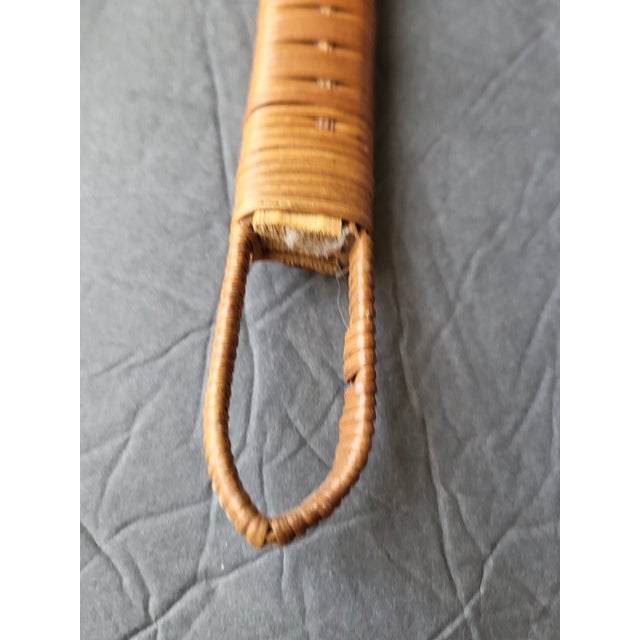 A hand made, hand woven Rattan Rug Beater. While fully functional and stable, this piece is also very decorative. Could be...