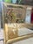 Hollywood Regency Large Hollywood Regency Chinoiserie Brass Etched Mirror 53.5” X 29.5” For Sale - Image 3 of 8