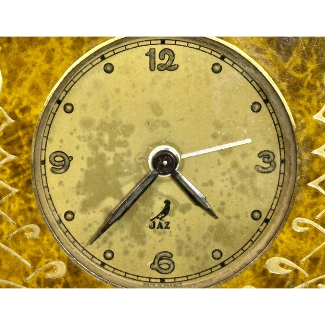 Art Deco MCM Art Deco Jaz Najic Alarm Clock: French Vintage Display (c. 1950s) For Sale - Image 3 of 11