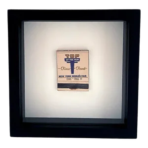 N Y World's Fair Framed Vintage Matchbook