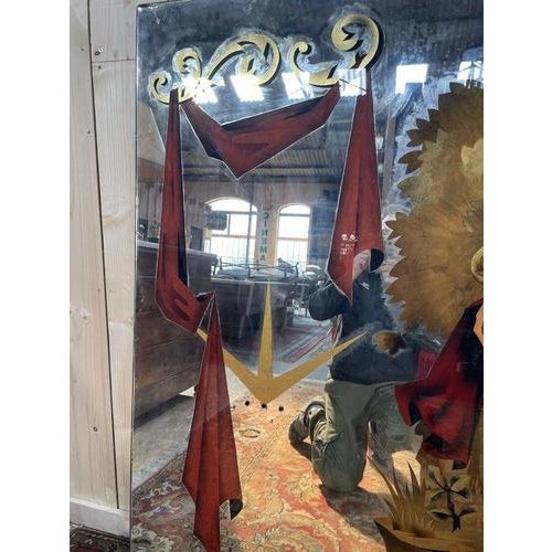 Venetian Bistro Mirror, 20th Century For Sale - Image 3 of 7