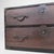 A low Japanese tansu with two spacious drawers and a rich, dark wood patina. Dimensions: height 48.5 cm, width 86 cm,...