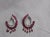 Modern Natural 18k Gold Diamond 0.82ct Ruby Stud Earrings, New For Sale - Image 3 of 8