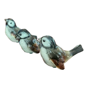 Goebel Sparrows Marked W Germany- Set of 3 Circa 1949-1990
