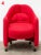 Red Chairs with Wheels, Set of 4 For Sale - Image 16 of 18