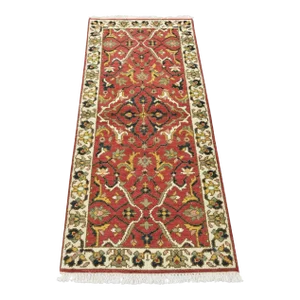 Heriz Runner 2'7'' X 5'10'' Red Wool Traditional Hand-Knotted Oriental Rug