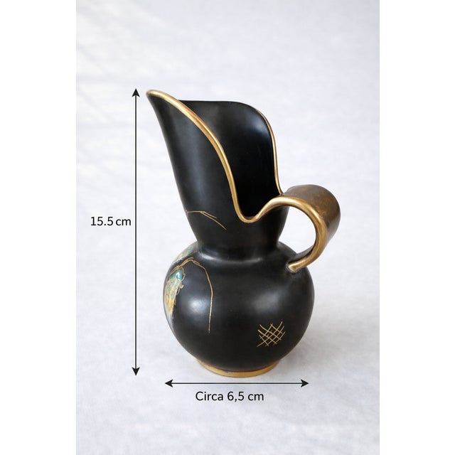 Art Deco Ceramic Jug by Regina Gouda, Holland, 1930 For Sale - Image 6 of 7