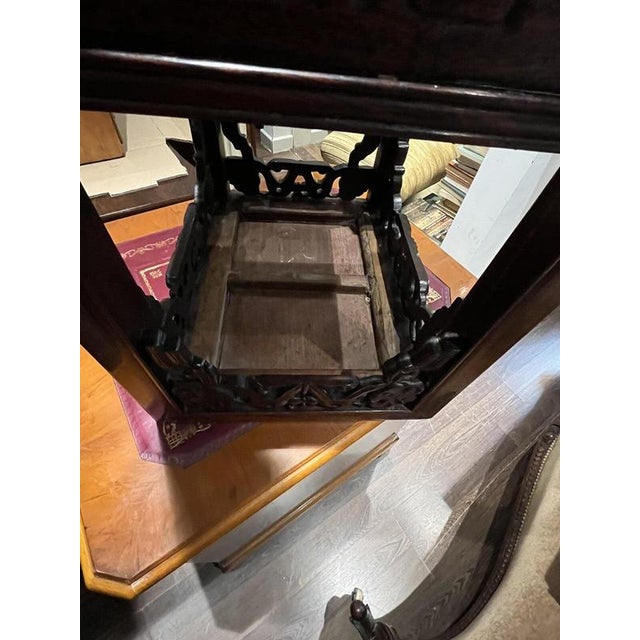 Antique Chinese Jardiniere Hardwood Stand For Sale - Image 12 of 14