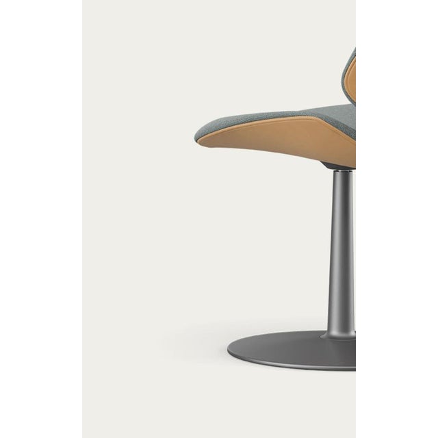 Council Family Salon Chair in Steelcut by Salto and Sigsgaard for OneCollection For Sale - Image 4 of 13