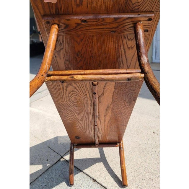 1940s Stamped Old Hickory Coffee Table For Sale In Los Angeles - Image 6 of 7