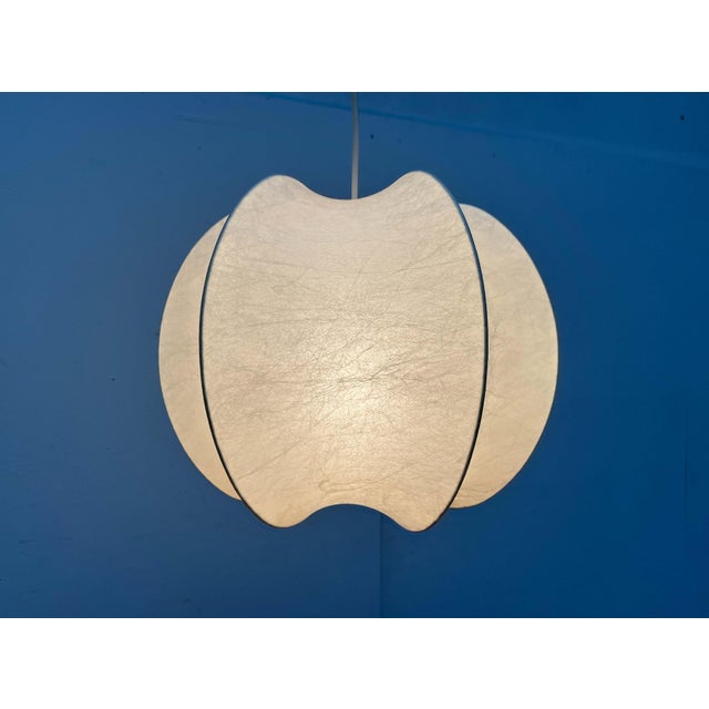 1960s Mid-Century Modern Cocoon Pendant Lamp by Friedel Wauer for Goldkant Leuchten, Germany, 1960s For Sale - Image 5 of 18