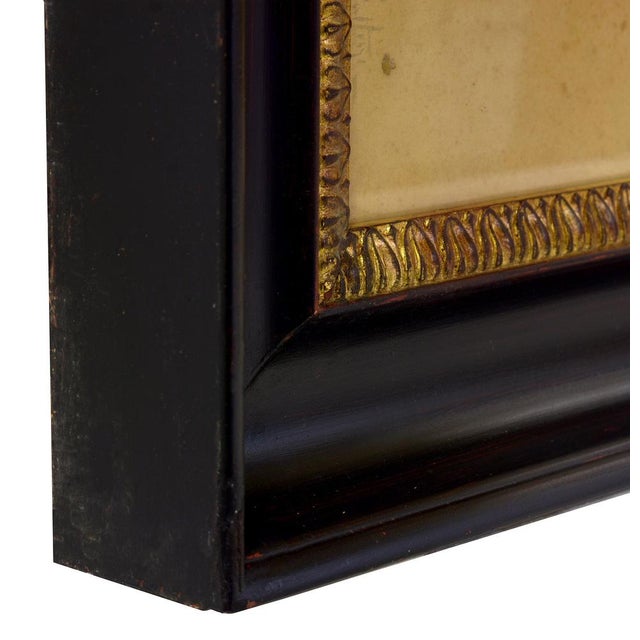 1990s Giovanni Frattini, Portrait of Luisa Casati, Tempera on Paper, Framed For Sale - Image 5 of 7