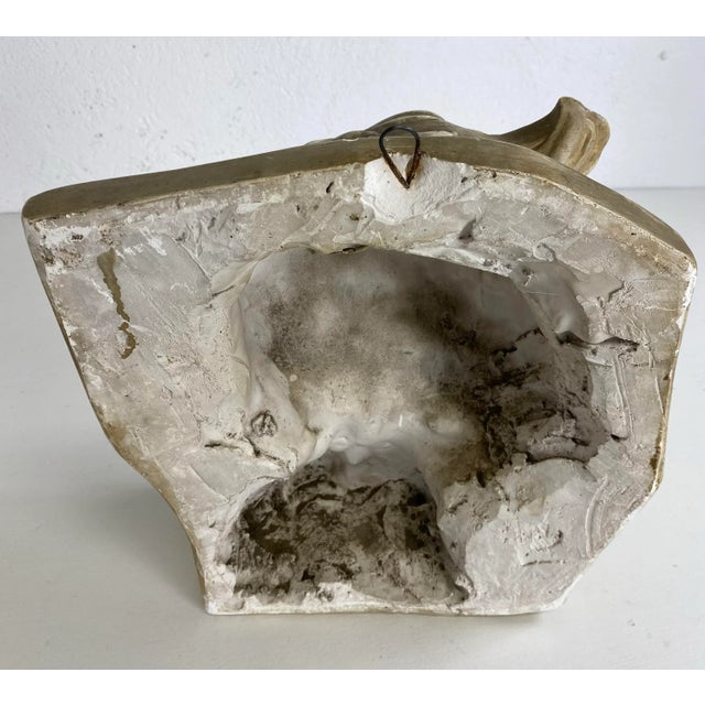 Mid-Century Italian Plaster Freeze of a Young Angel For Sale - Image 10 of 12