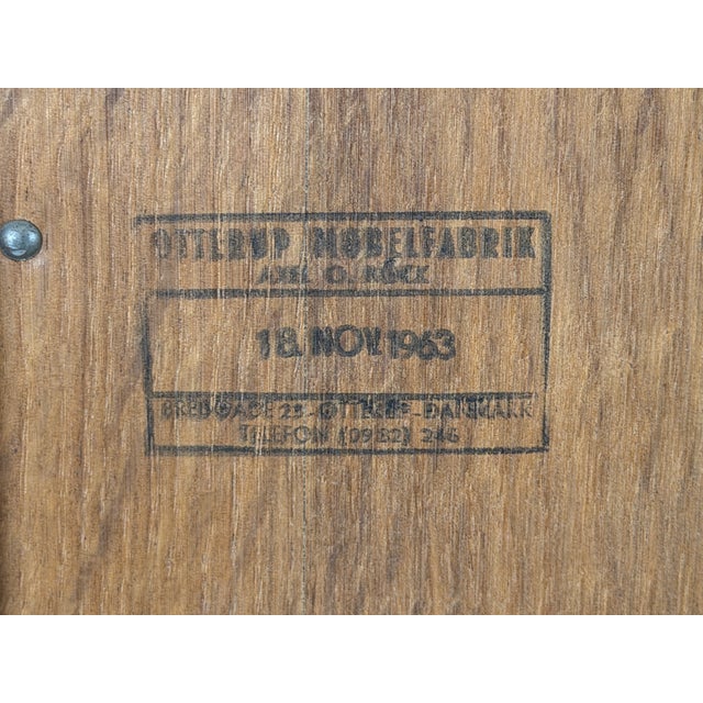 Tall Mid-Century Modern Oak Sideboard by Axel O. Röck for Ottrup Møbelfabrik, 1963 For Sale - Image 15 of 16