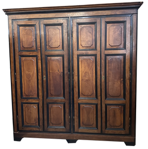 4-Door Wardrobe in Walnut, 1700s