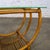 Mid-20th Century MCM Coastal Style Side or End Table With Bent Rattan Base and Rectangle Glass Top For Sale - Image 15 of 18