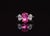 Late 20th Century Gia Certified 3.68Ct Madagascar Pink Sapphire E VVS Diamond Solid 950 Platinum 18k Gold Ring, Size 6.5 For Sale - Image 4 of 15