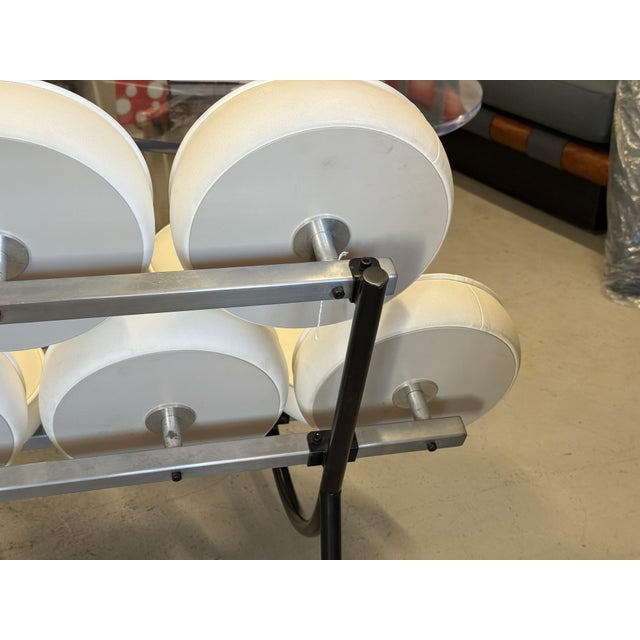 George Nelson for Herman Miller Marshmallow Sofa in White Leather For Sale - Image 15 of 18