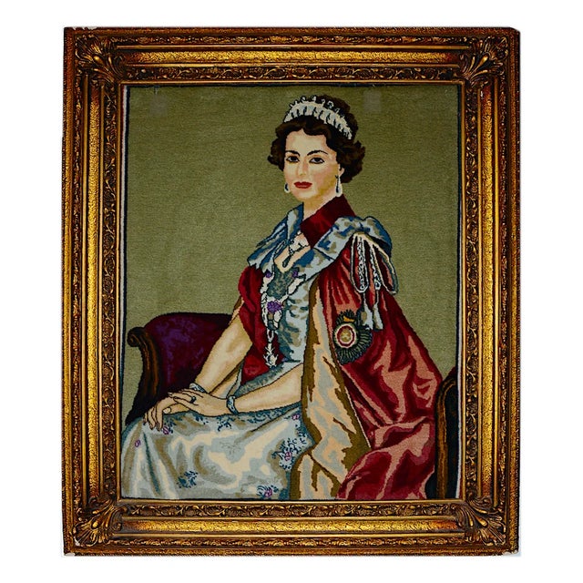 Queen Elizabeth II Tabriz Rug, 1970s For Sale - Image 13 of 13