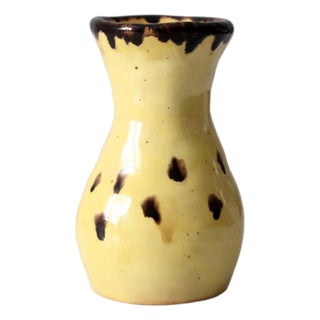 Vintage Handmade Studio Pottery Vase For Sale