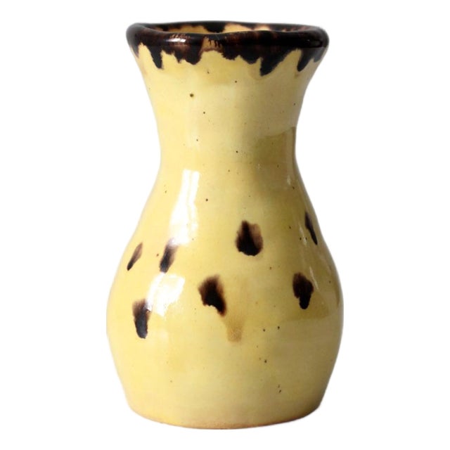 Vintage Handmade Studio Pottery Vase For Sale