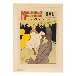 Henri de Toulouse-Lautrec, Moulin Rouge: La Goulue from Les Maîtres de L'Affiche, 1898, Original Lithograph For Sale