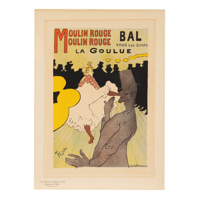 Henri de Toulouse-Lautrec, Moulin Rouge: La Goulue from Les Maîtres de L'Affiche, 1898, Original Lithograph For Sale