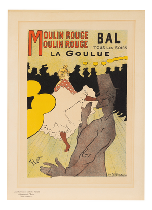 Henri de Toulouse-Lautrec, Moulin Rouge: La Goulue from Les Maîtres de L'Affiche, 1898, Original Lithograph