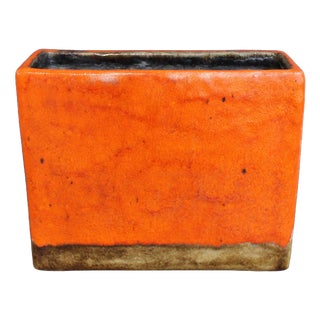 Vintage Italian Ceramic Vessel by Guido Gambone, 1950s For Sale