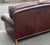 1990s Wesley Hall of Hickory Galleries Rolled Arm Leather Sofa For Sale - Image 5 of 12