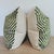 Schumacher Vanderbilt Velvet in Leaf is a classic cut velvet that pairs with with so many prints! Coordinating cream...