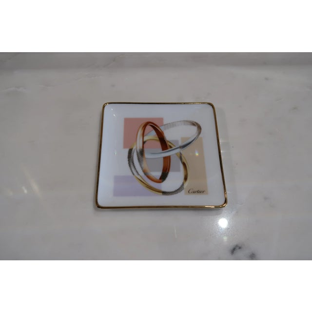 Ceramic Trinity de Cartier Ring Tray from Cartier, 2010s For Sale - Image 7 of 8