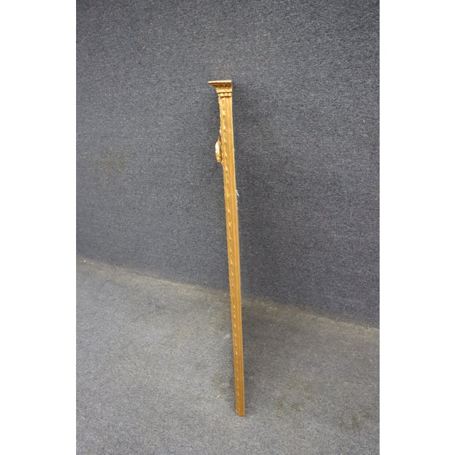 Louis XVI Style Gilt Mirror With Crossed Rifles Motif For Sale - Image 10 of 12