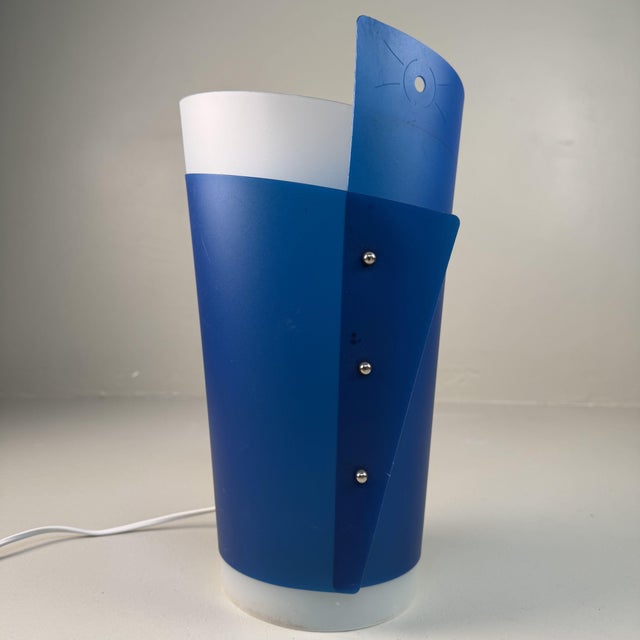 Blue Energy Light Table Lamp from Slamp, Italy, 1990s For Sale - Image 10 of 10