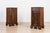 Art Nouveau German Ash Bedside Cabinets with Marble Tops, 1910, Set of 2 For Sale - Image 3 of 17