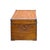 Vintage Oriental Wood Rectangular MoonFace Hardware Trunk Table For Sale - Image 4 of 15
