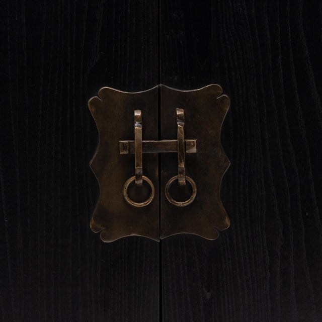 Early 20th Century Early 20th Century Chinese Square Corner Locking Cabinet For Sale - Image 5 of 6