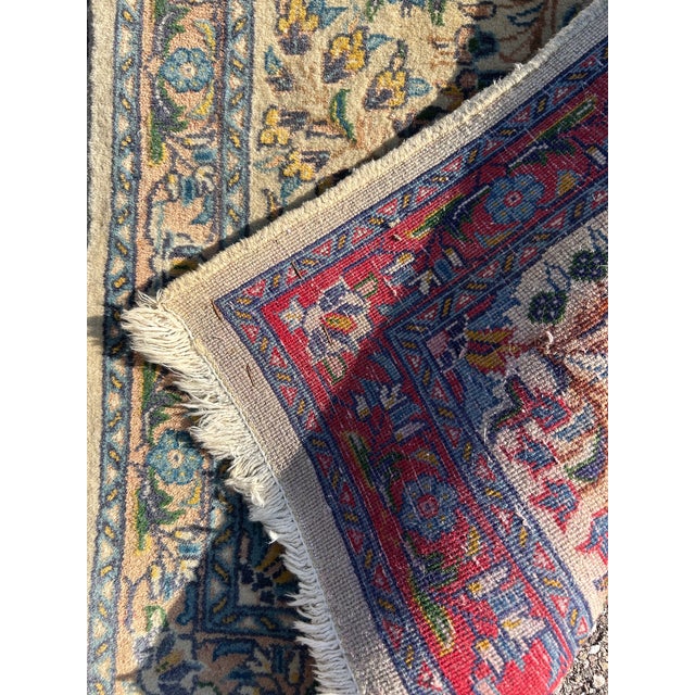 Beige Vintage Persian Rug, 1970s For Sale - Image 8 of 9