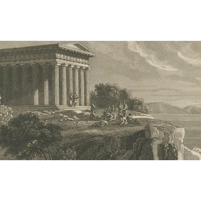 Ambroise Tardieu, Plato at Cape Sounion with His Disciples, 1825, Engraving For Sale - Image 6 of 9