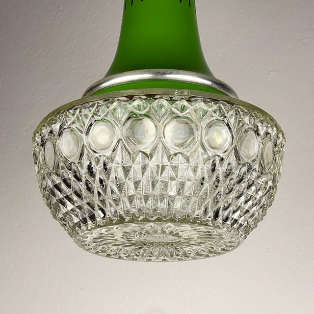 Mid-Century Modern Green Pendant Lamp by Targetti Sankey, 1960s For Sale - Image 4 of 15